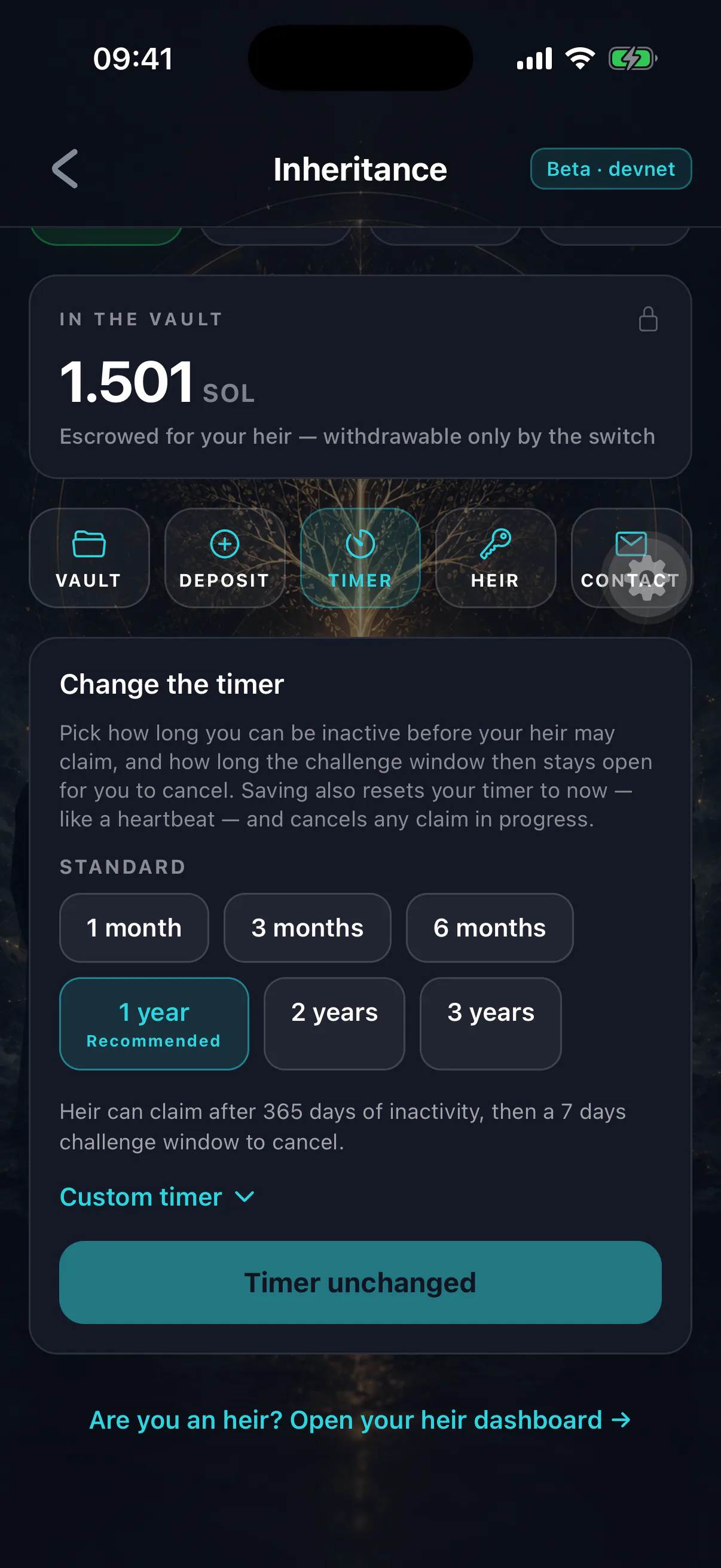 The advanced timer editor with custom inactivity and challenge spans